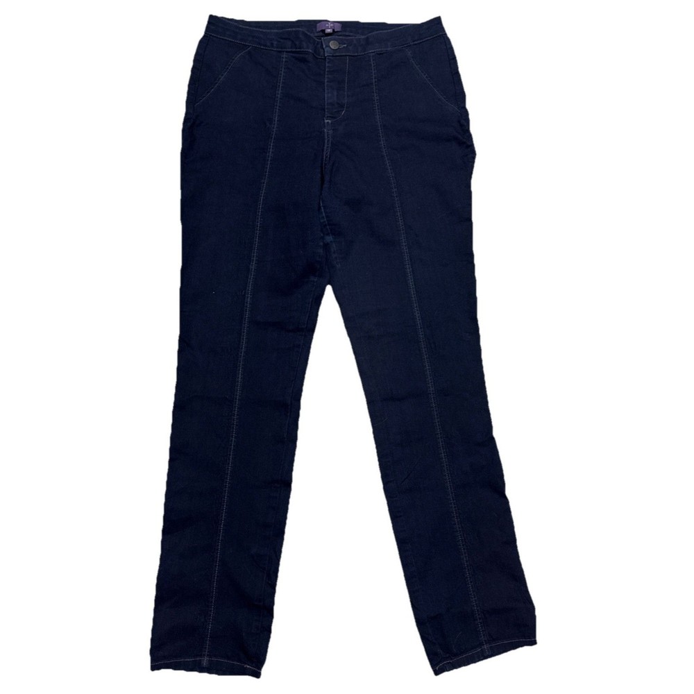 NYDJ Womens Size 12  Blue Denim Ankle Skinny Fit Stretch‎ Legging Pant Trouser